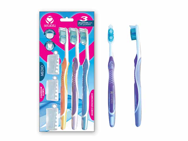 SPAZZOLINI DENTI MEDIO 3pz 93887