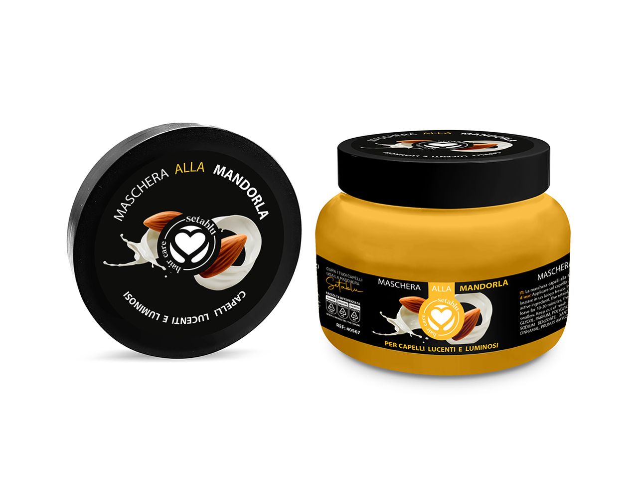 MASCHERA PER CAPELLI 500ML ALMOND 40567