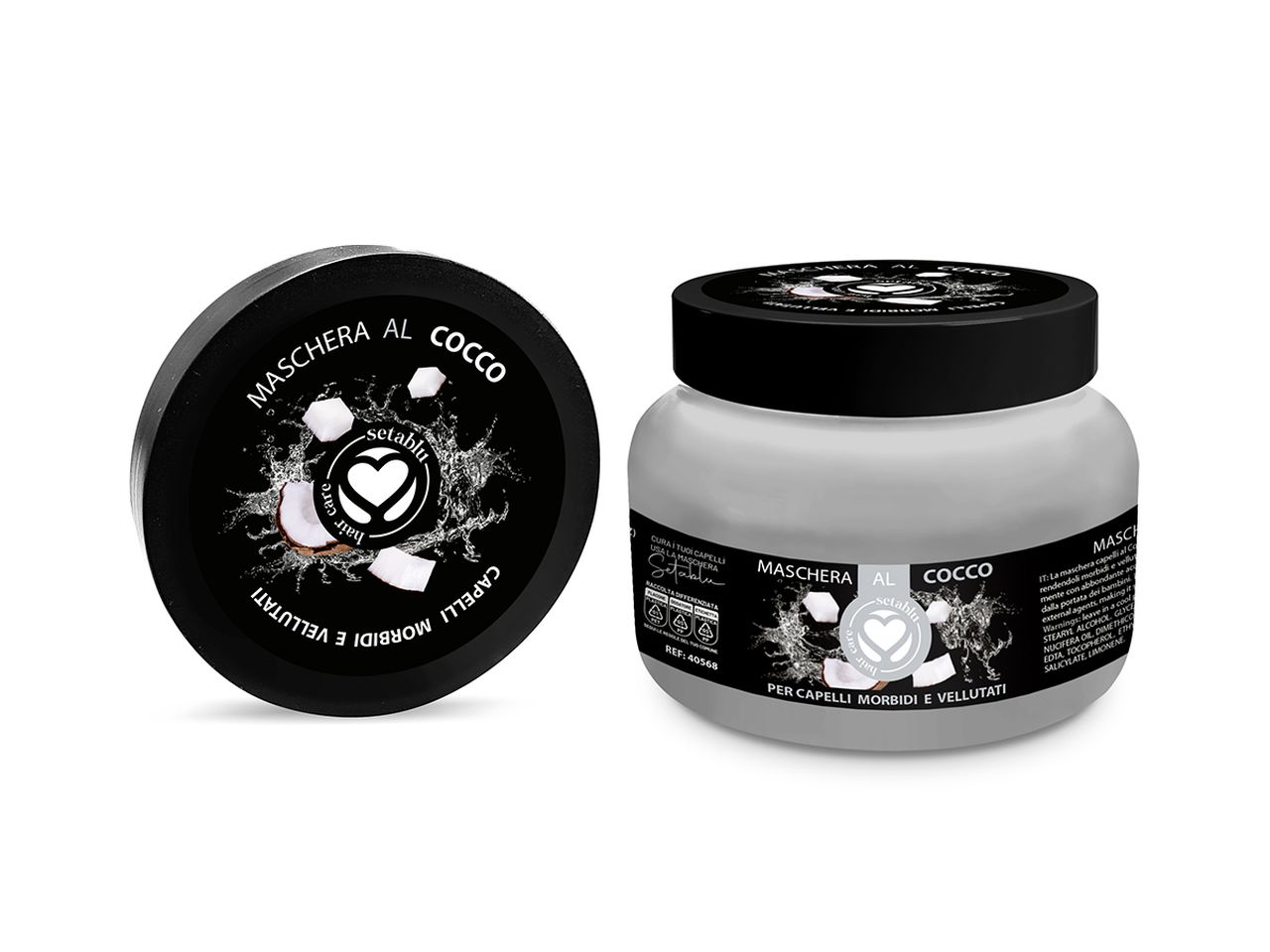 MASCHERA PER CAPELLI 500ML COCONU 40568