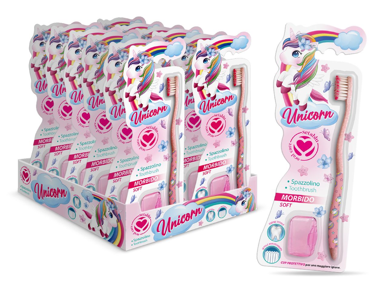 SPAZZOLINO DA DENTI BABY UNICORNO 40563