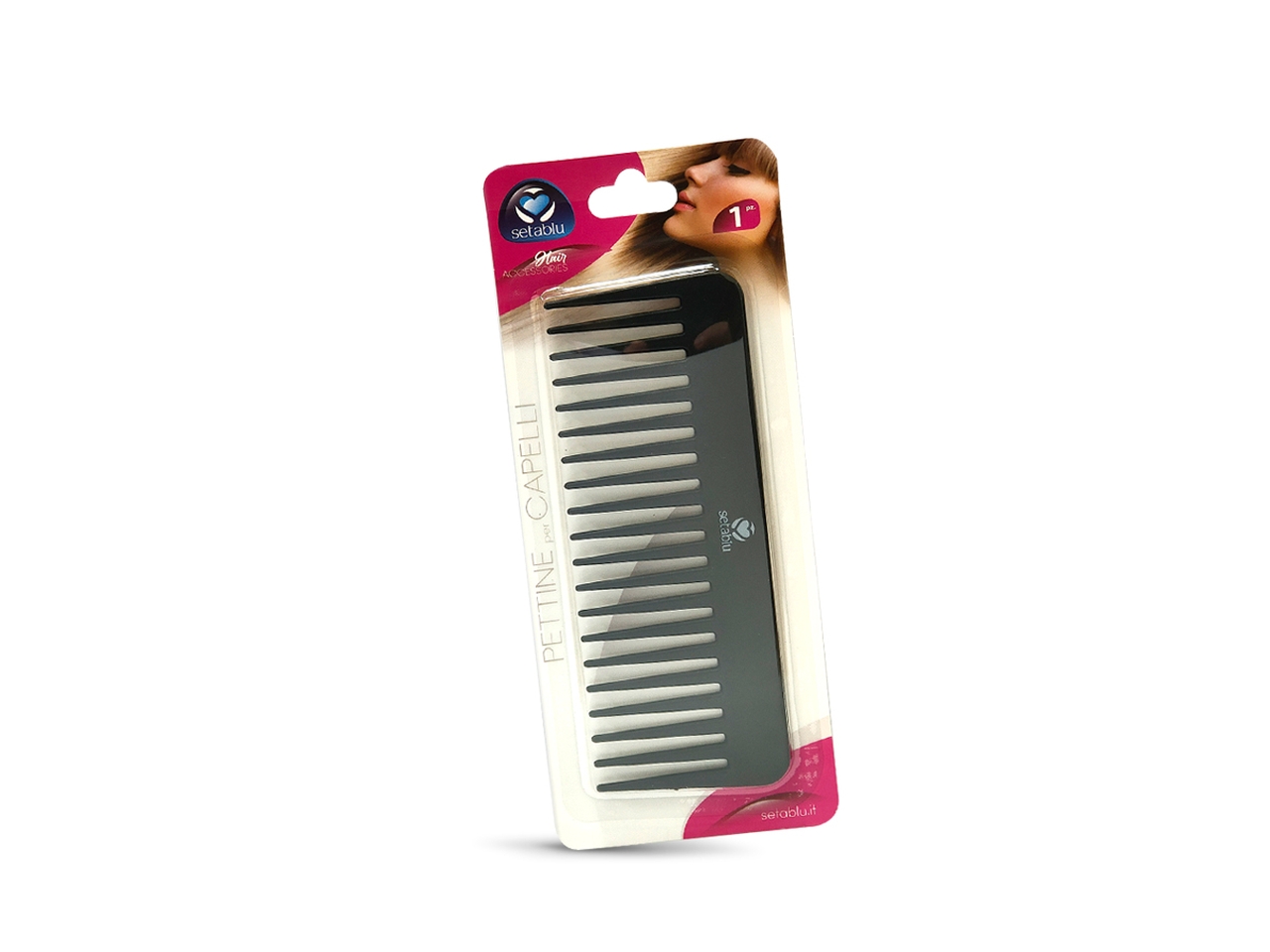 PETTINE DA BARBIERE NERO 40285