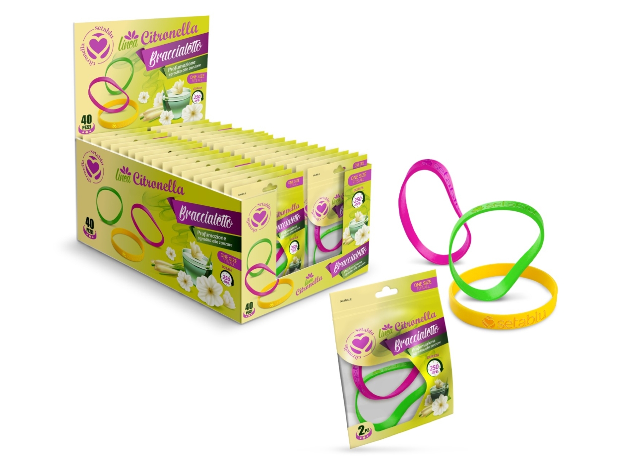 BRACCIALE CITRON.2PZ ADULTO/BIMBO 02378