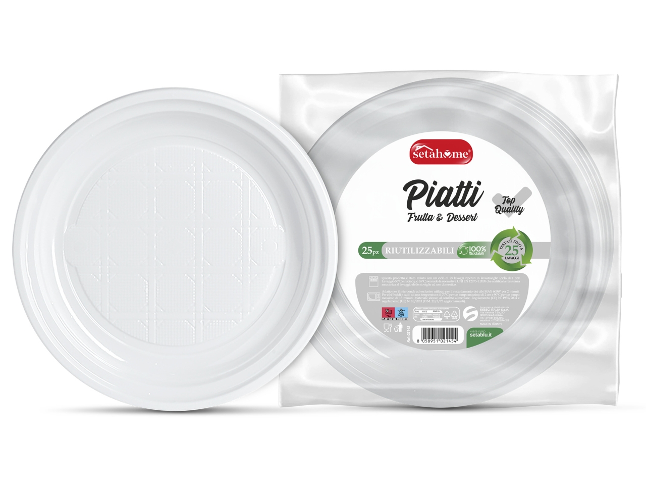 PIATTI DA DOLCE BIANCHI 25PZ $ 02145 PIATTI DA DOLCE BIANCHI 25PZ $ 02145