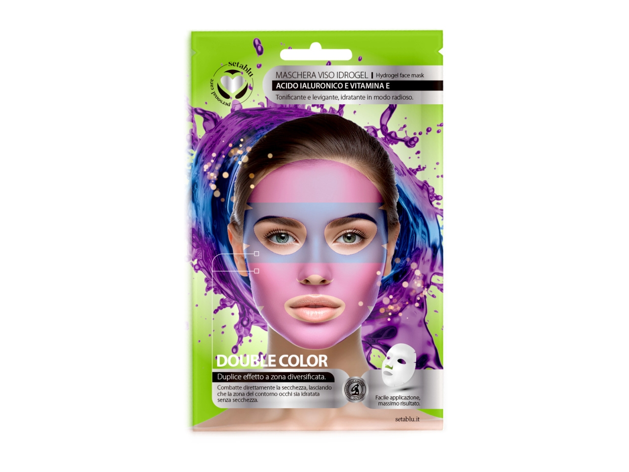 MASCHERA VISO BICOLOR 02603