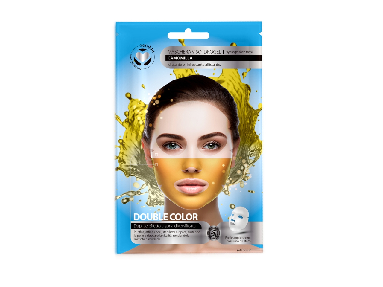 MASCHERA VISO BICOLOR 02604