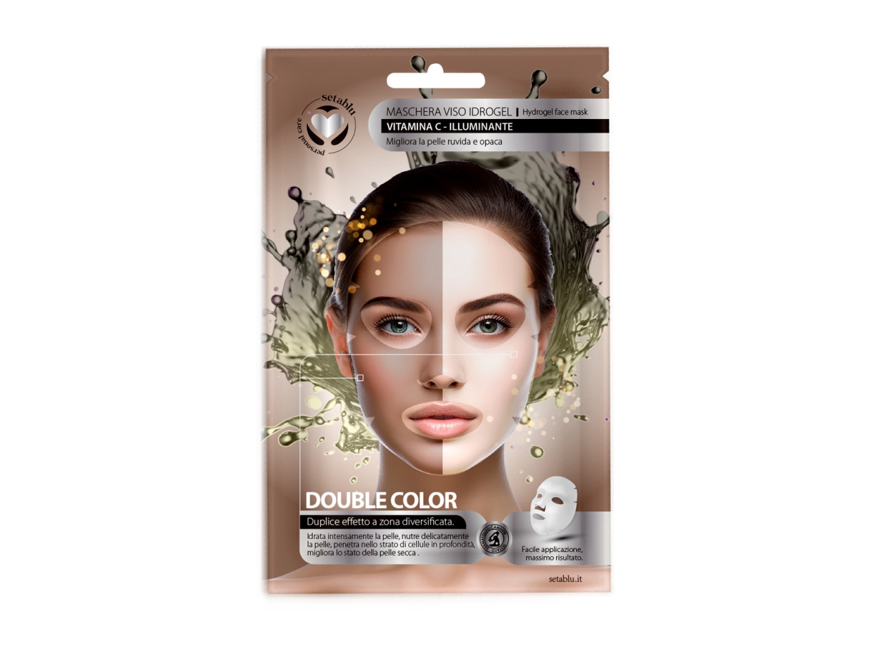 MASCHERA VISO BICOLOR 02606