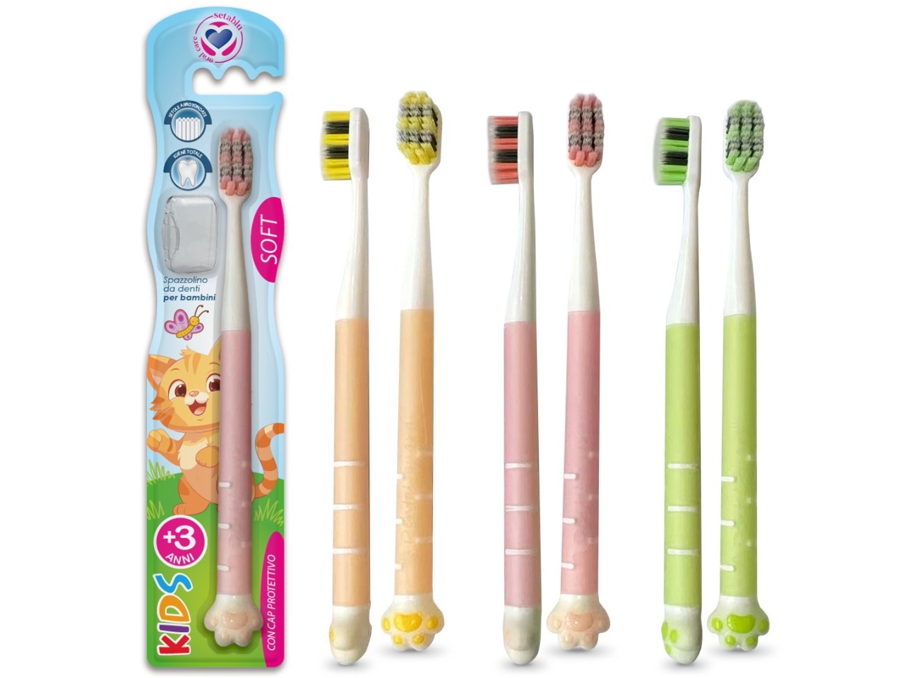 SPAZZOLINO DENTI BABY GATTO 02840