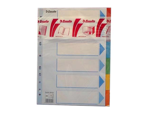 INTERCALARE PER RUBRICHE A4 100192