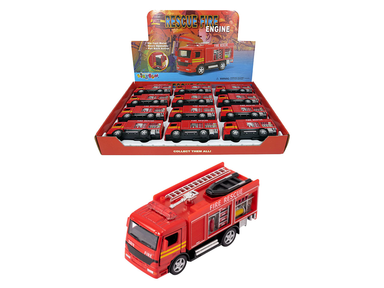 CAMION DEI POMPIERI DIE CAST 5432