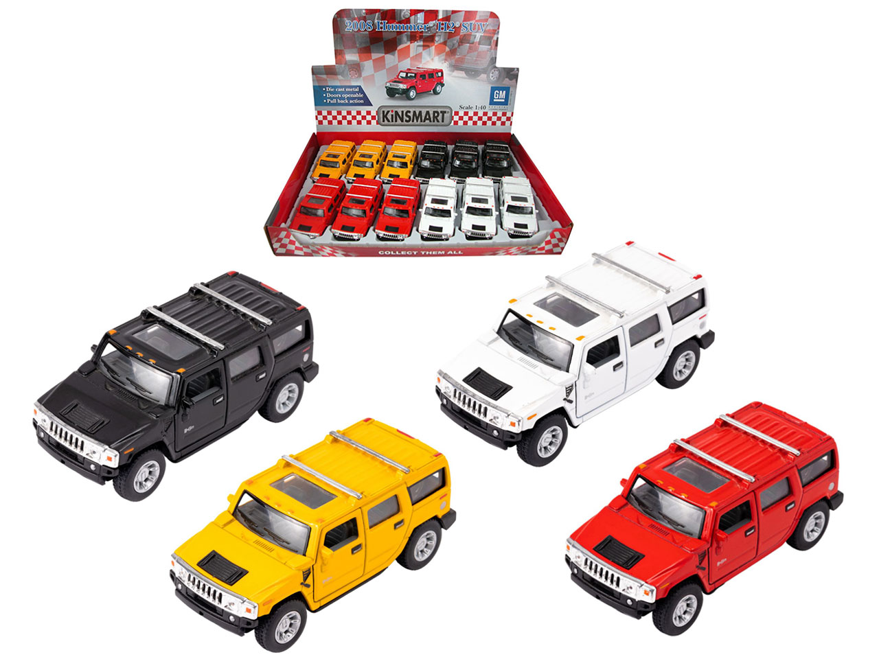 AUTO 2008 HUMMER H2 SUV DIE-CAST DB776