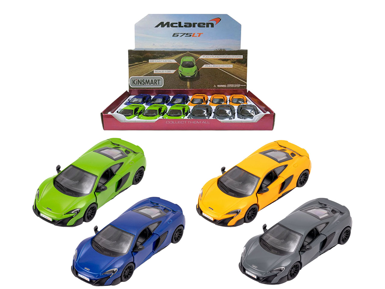 MCLAREN 675LT D/B48 DIE CAST 17912