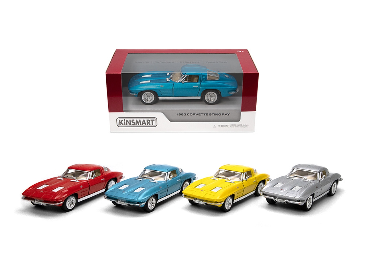 AUTO 1:36 1963 CORVETTE STING RAY 17753