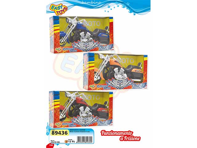 RIDER MOTO CUSTOM A FRIZIONE IN 3 89436 RIDER MOTO CUSTOM A FRIZIONE IN 3 89436