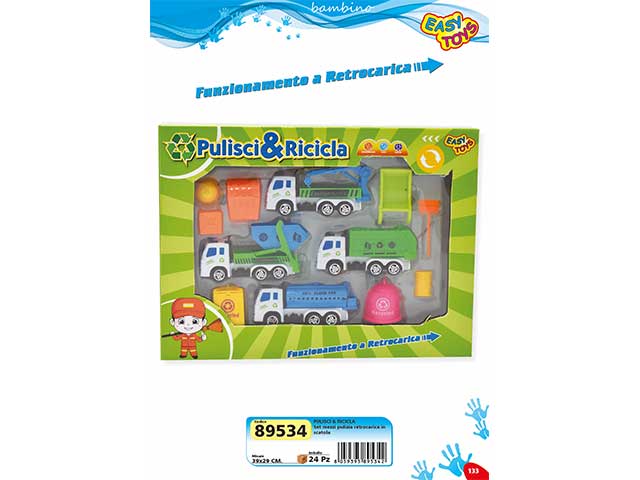 SET PULISCI  RICICLA CON MEZZI A 89534