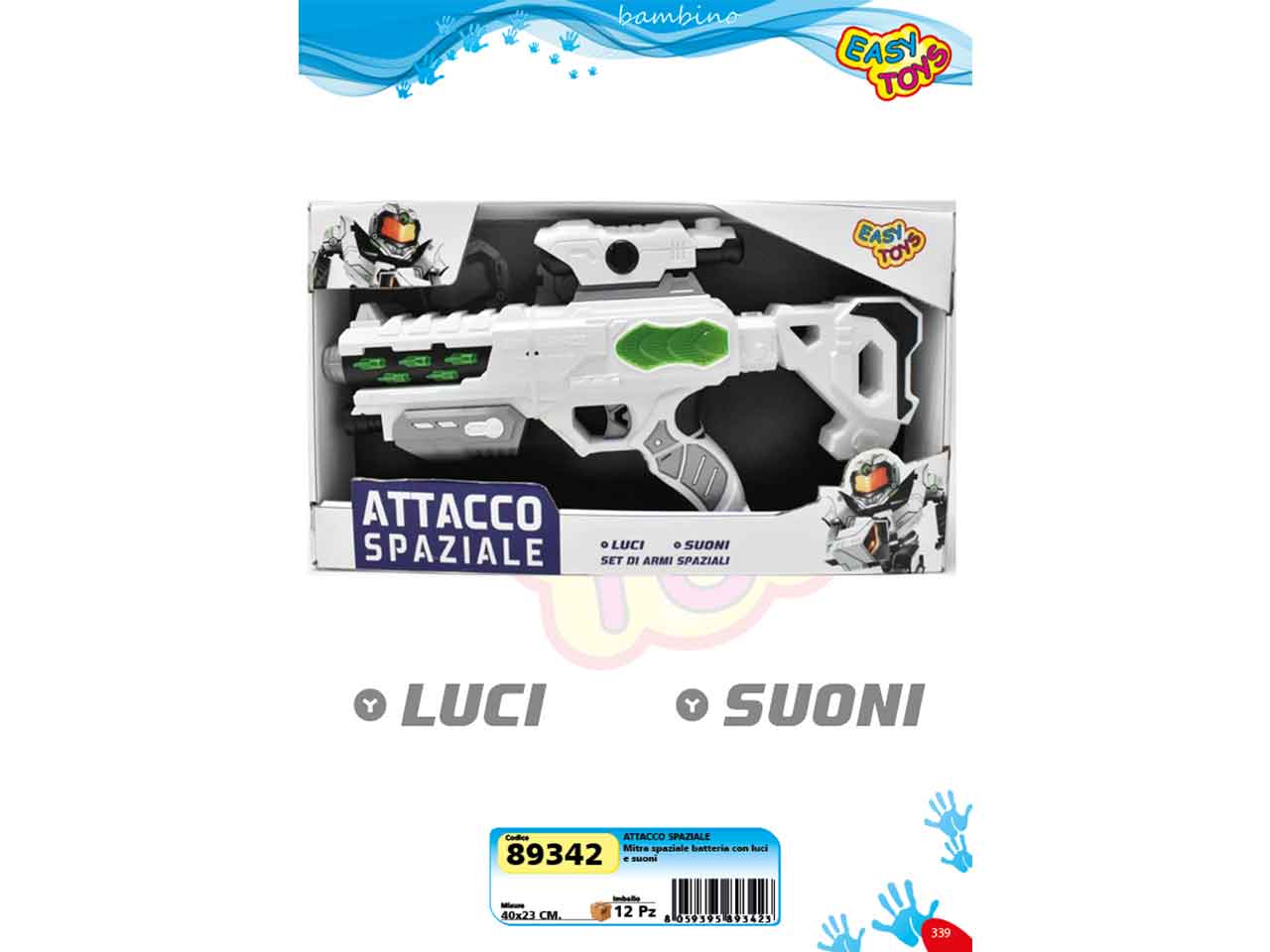 MITRA SPAZIALE CON LUCI E SUONI 89342
