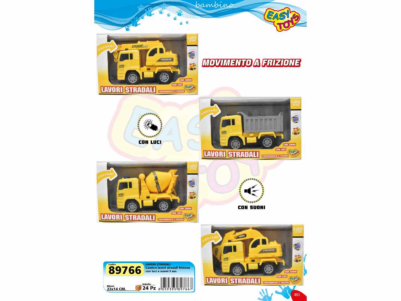 CAMION LAVORI STRADALI FR.LUCI89766 CAMION LAVORI STRADALI FR.LUCI89766