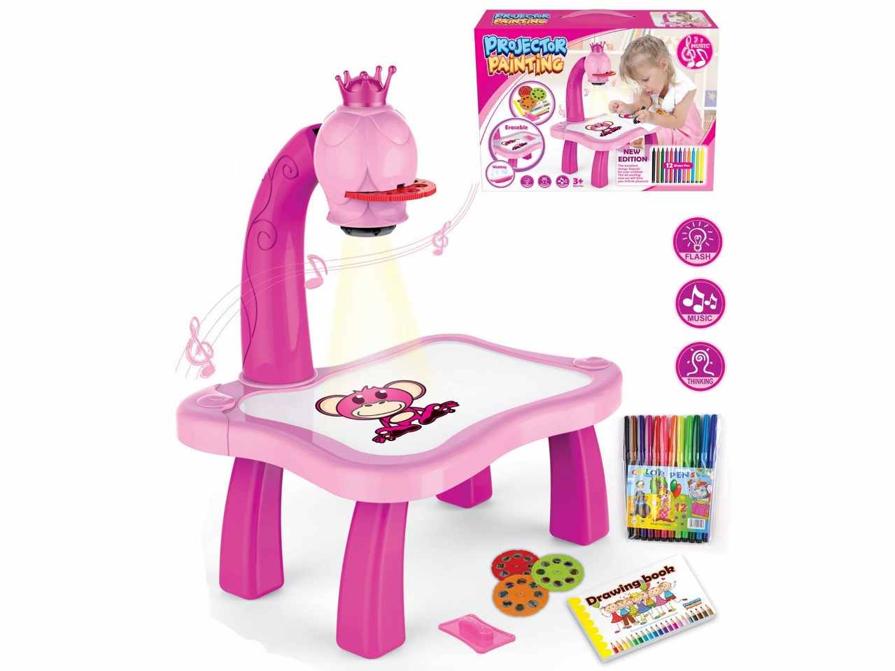 BANCHETTO CON PROIETTORE E 24 MOD 89921