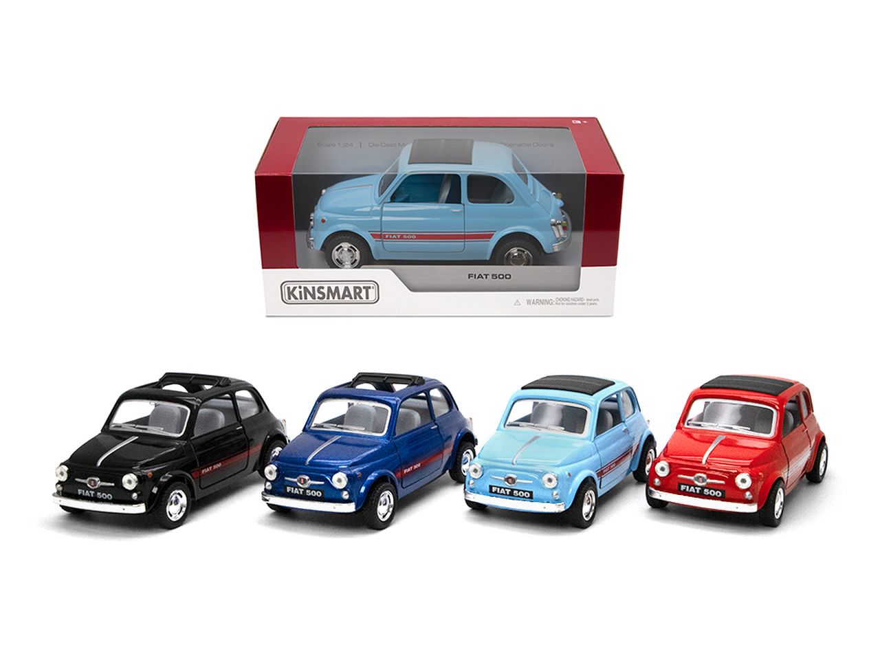 AUTO 1:24 FIAT 500 89380