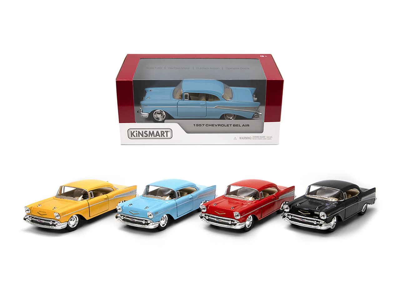 AUTO 1:40 1957 CHEVROLET BEL AIR 17384
