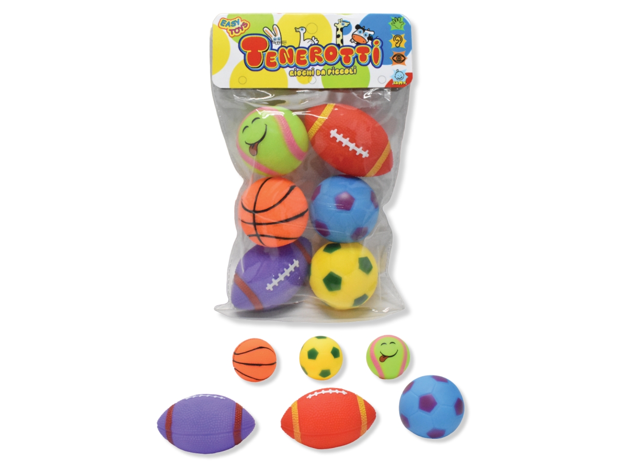 TENEROTTI 6 PALLE SPORT 18029