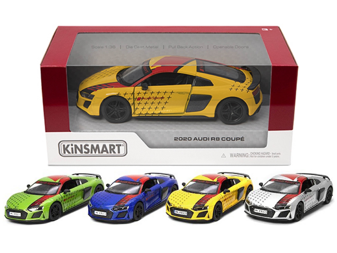 AUTO 1:36 2020 AUDI R8 COUPE’ LIVERY EDITION 18002
