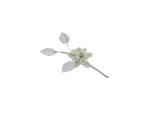 SILVER PERLA FIORE CLASSICO VERDE 14