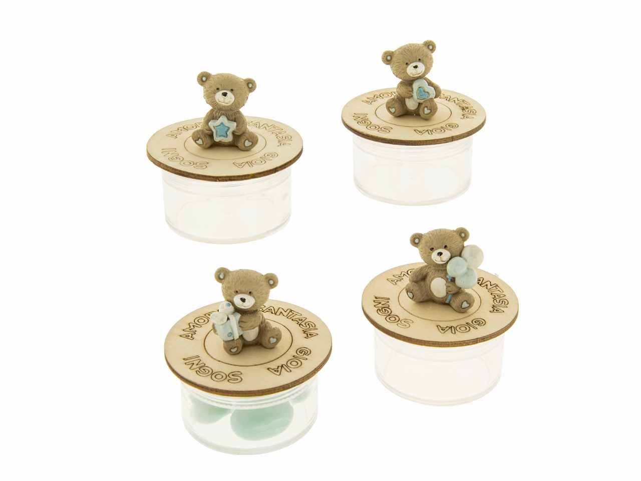 TED PLEXI BOX CIELO H.8cm 04A035