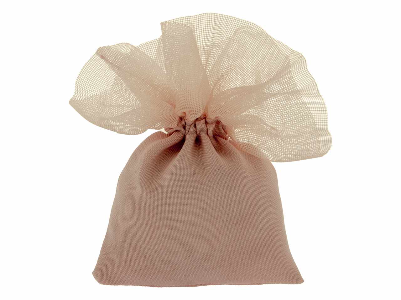 SACCHETTO CIUFFO COLORE ROSA C2577