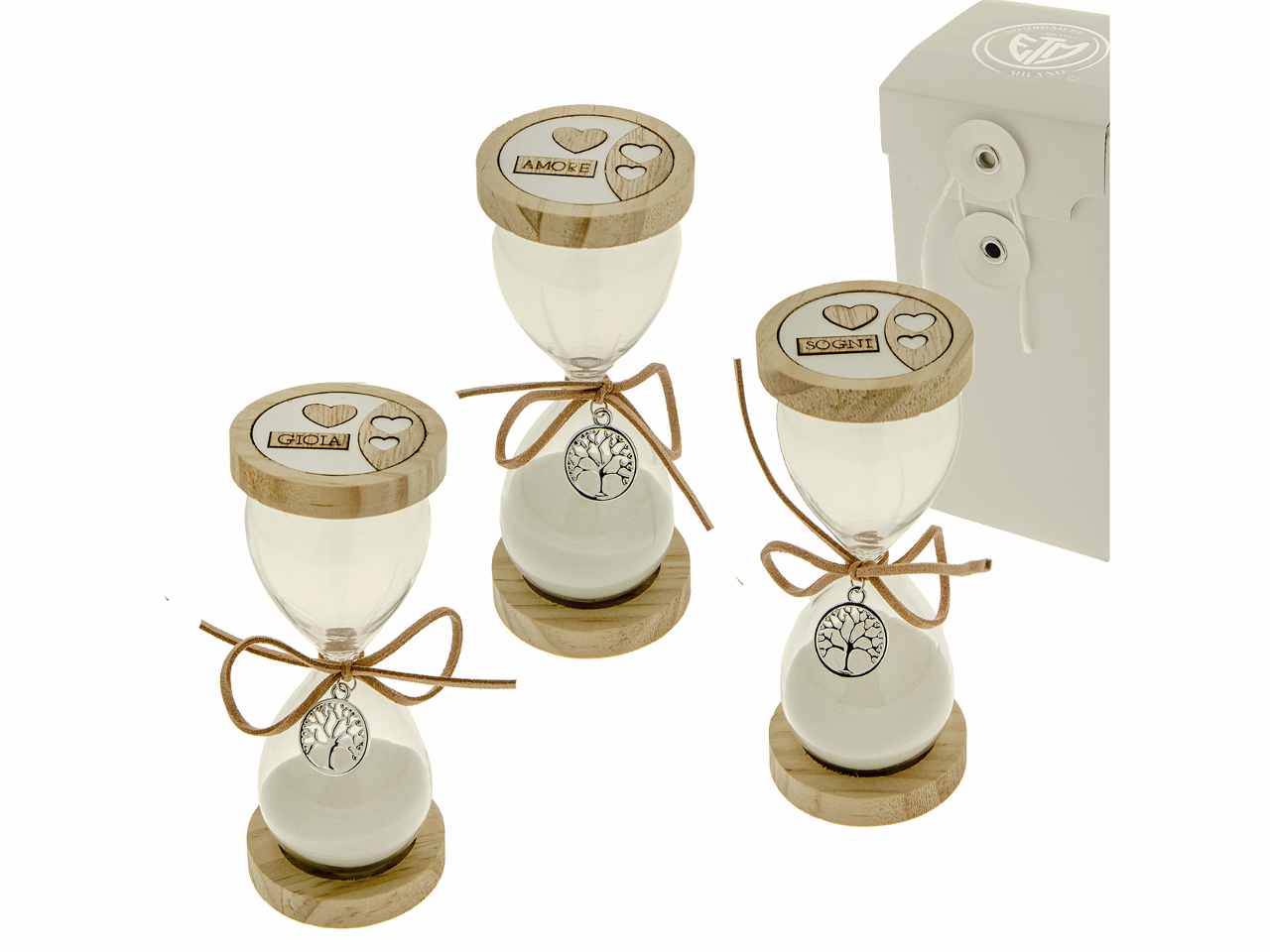 CLESSIDRA DECORATIVA MADERA 3 AS 07A061 CLESSIDRA DECORATIVA MADERA 3 AS 07A061