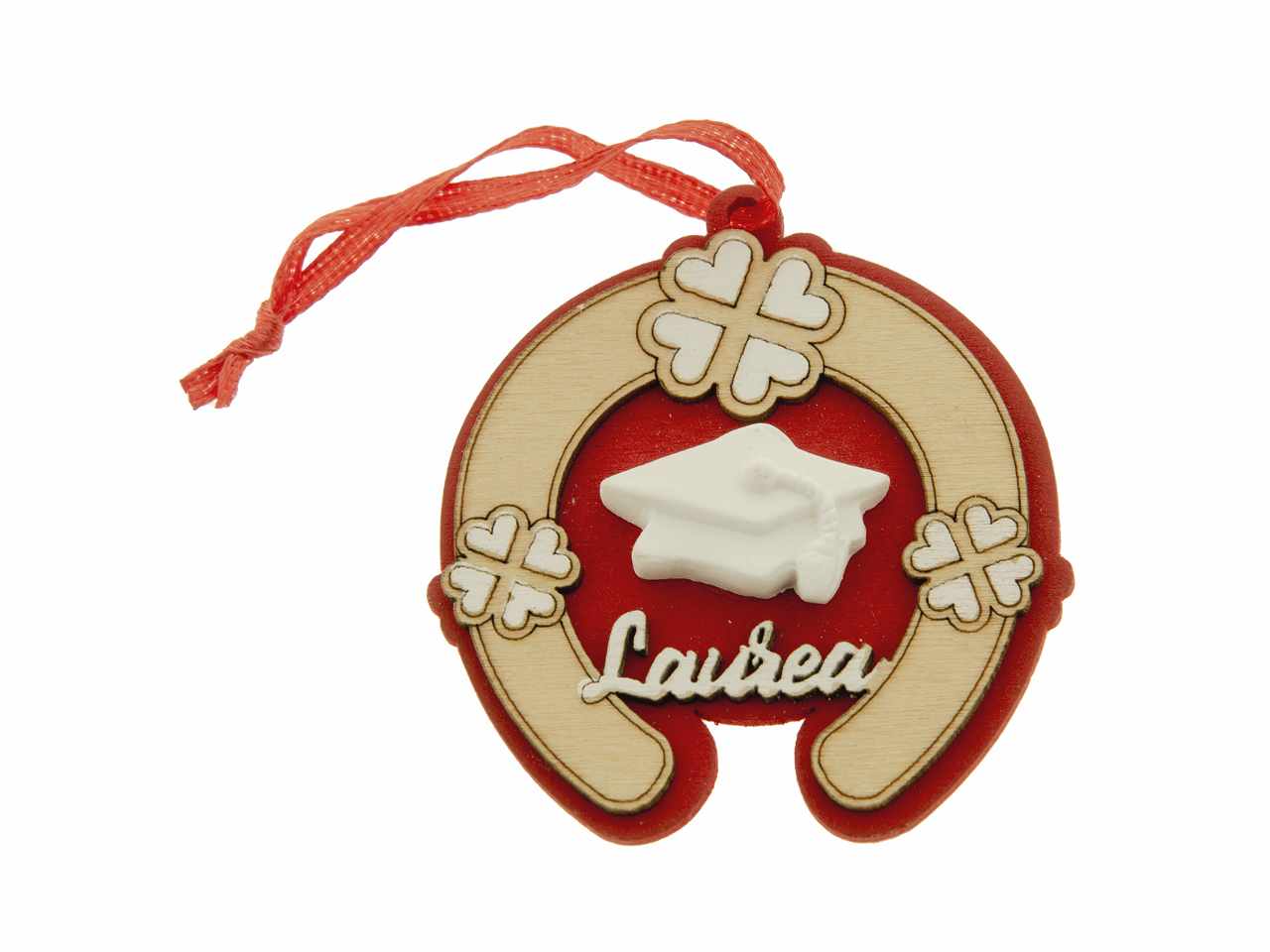 FERRO DI CAVALLO DECORATIVO IN LEGNO 12PZ. CA149