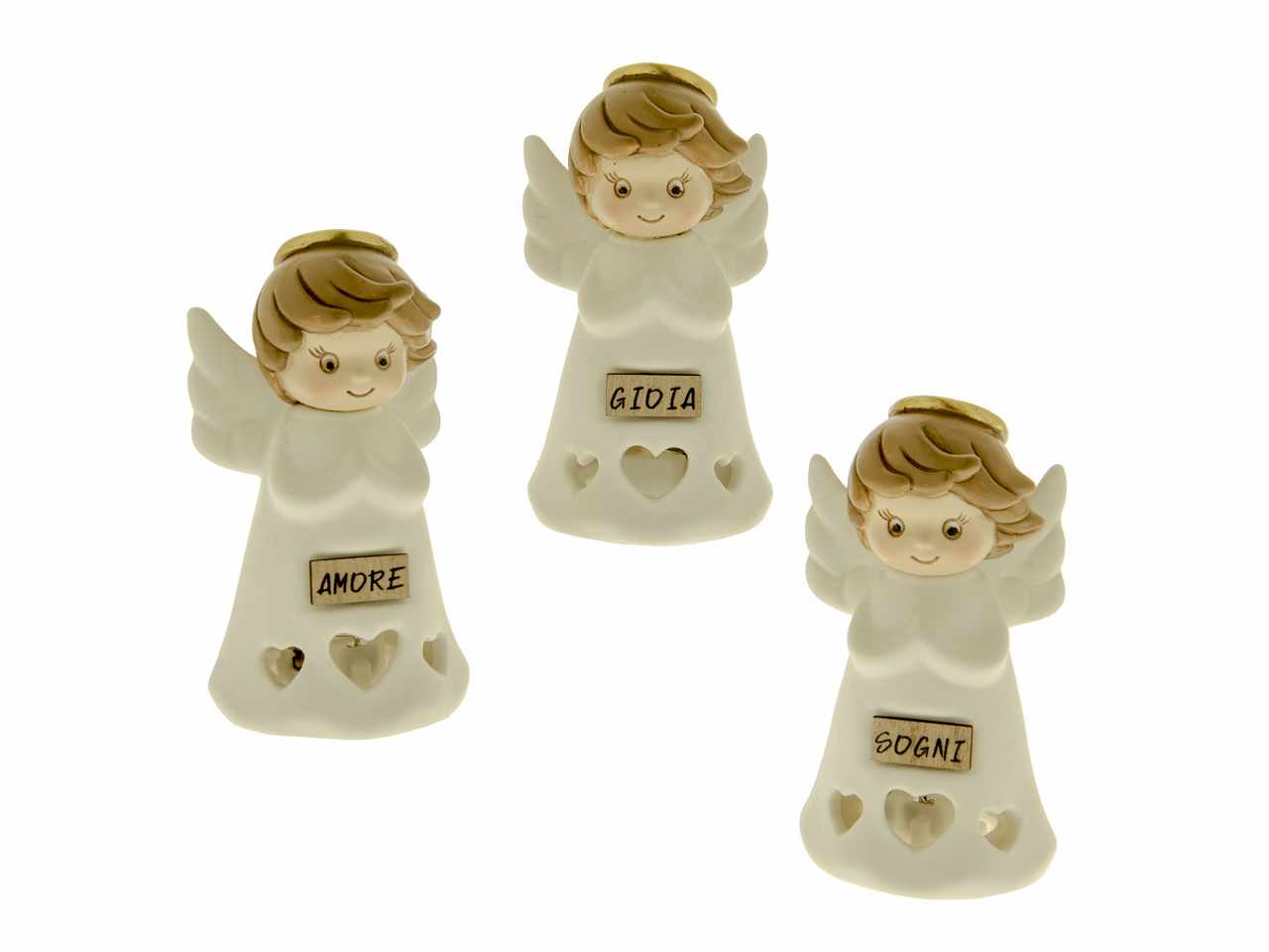 FIGURA ANGELO VIRGOLA CON LED 3 04A206