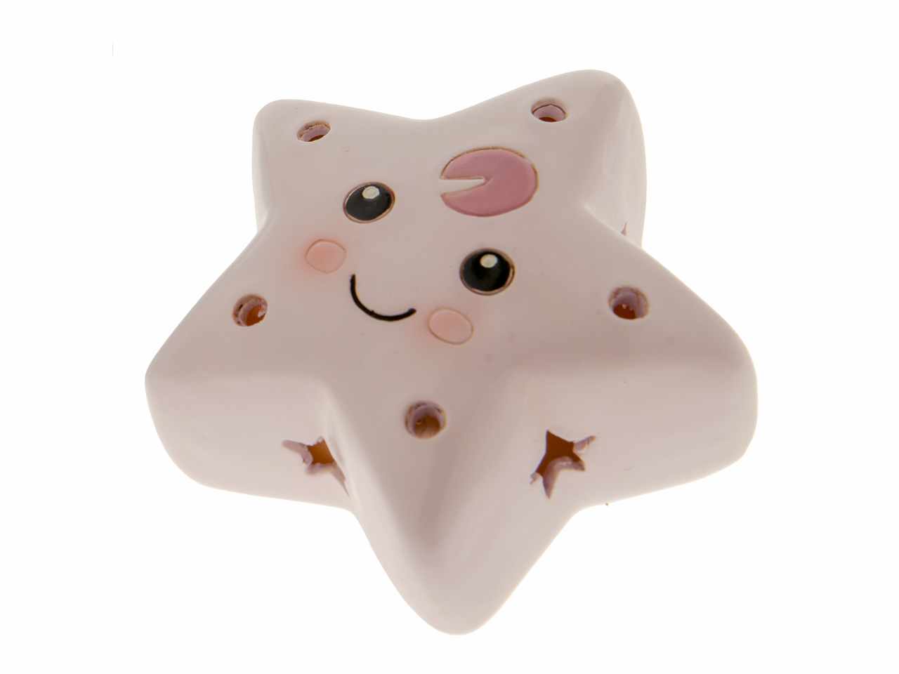 LUCINA STAR COLORE ROSA 9CM 04A196