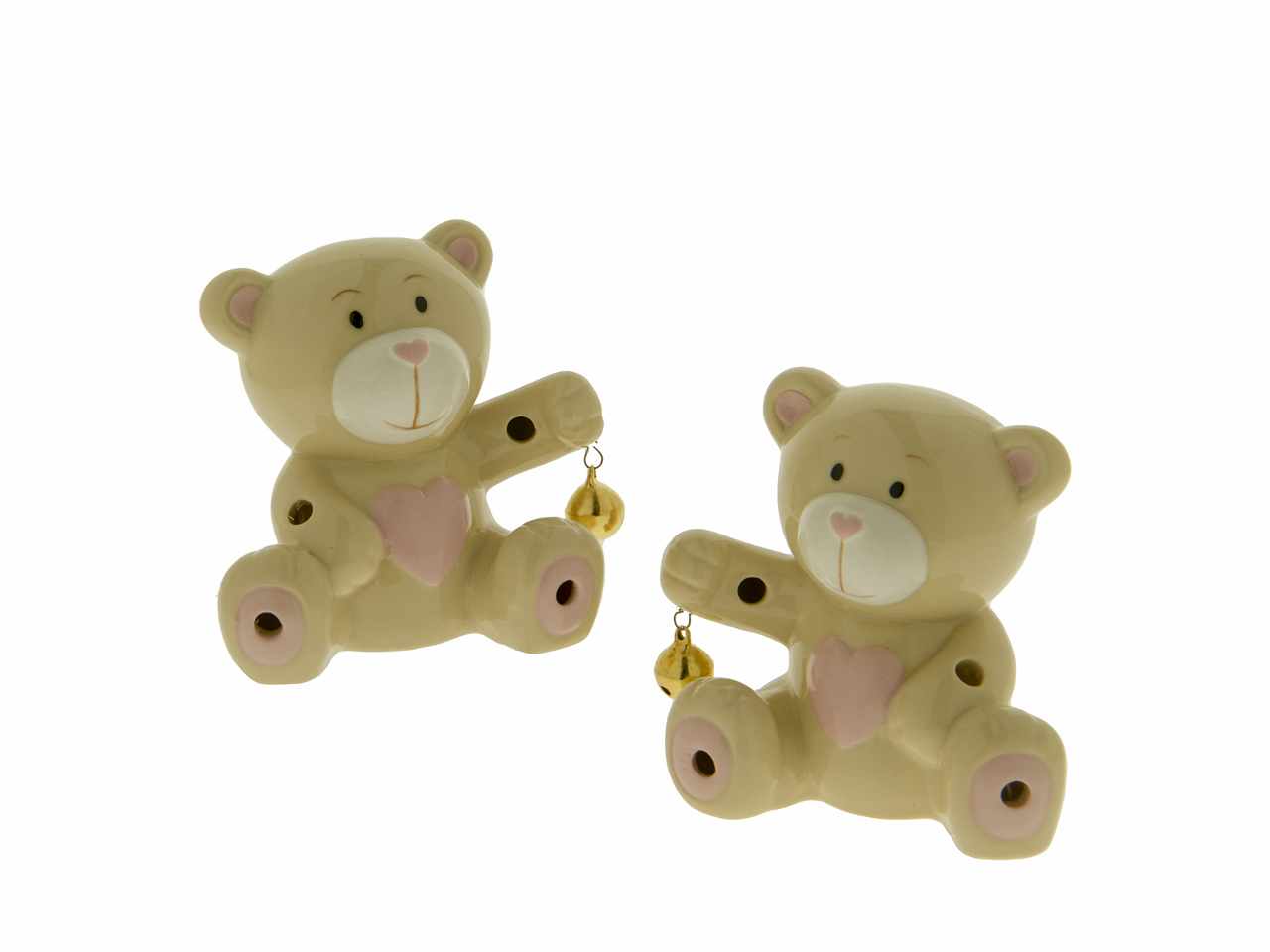 STATUETTA BENNY ORSO ROSA CON LE 03A018