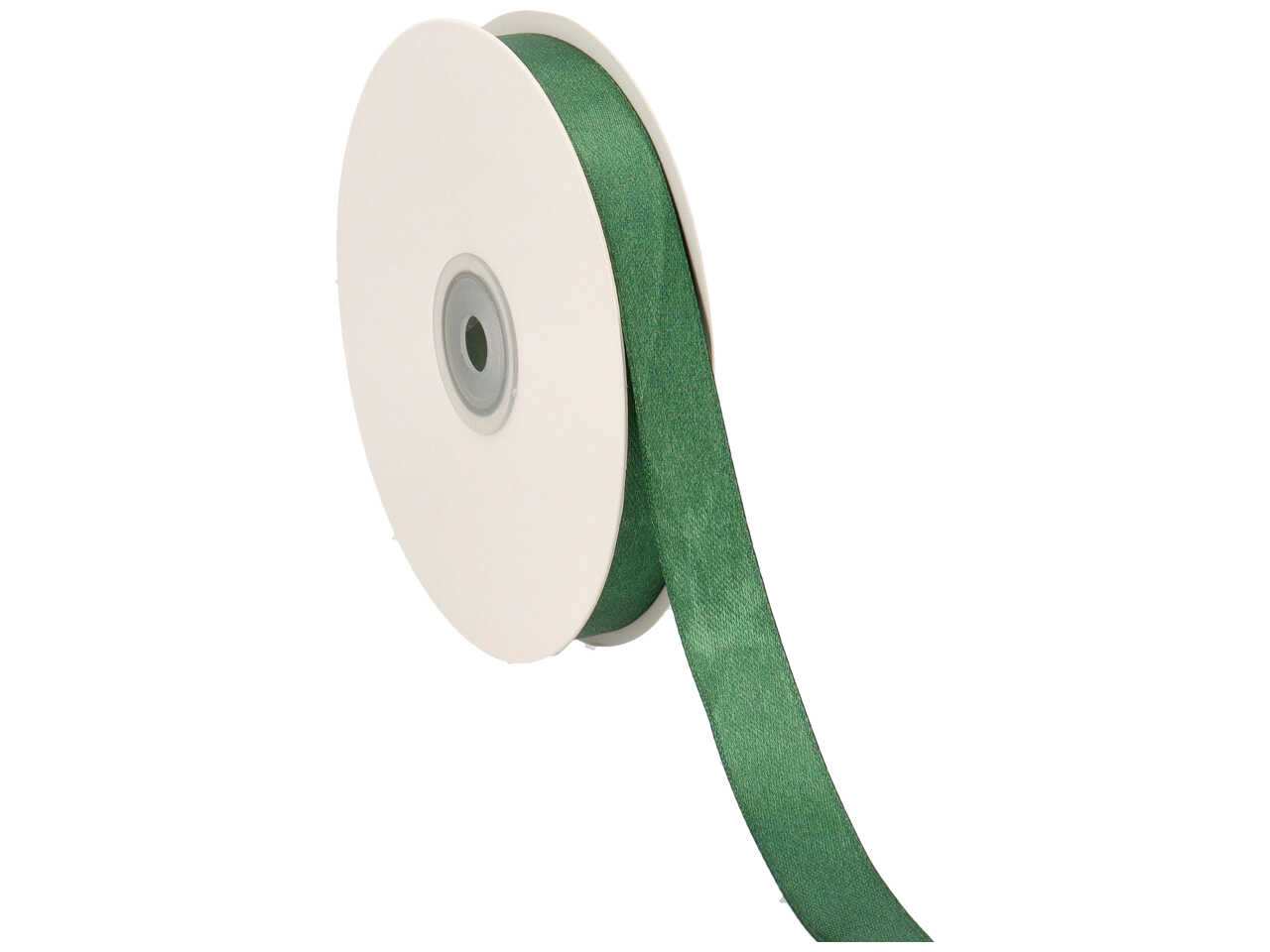 NASTRO DOPPIO RASO VERDE SMERALDO D1538