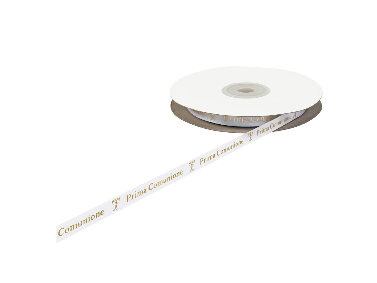 NASTRO COMUNIONE BIANCO 10MMX25M DL1001