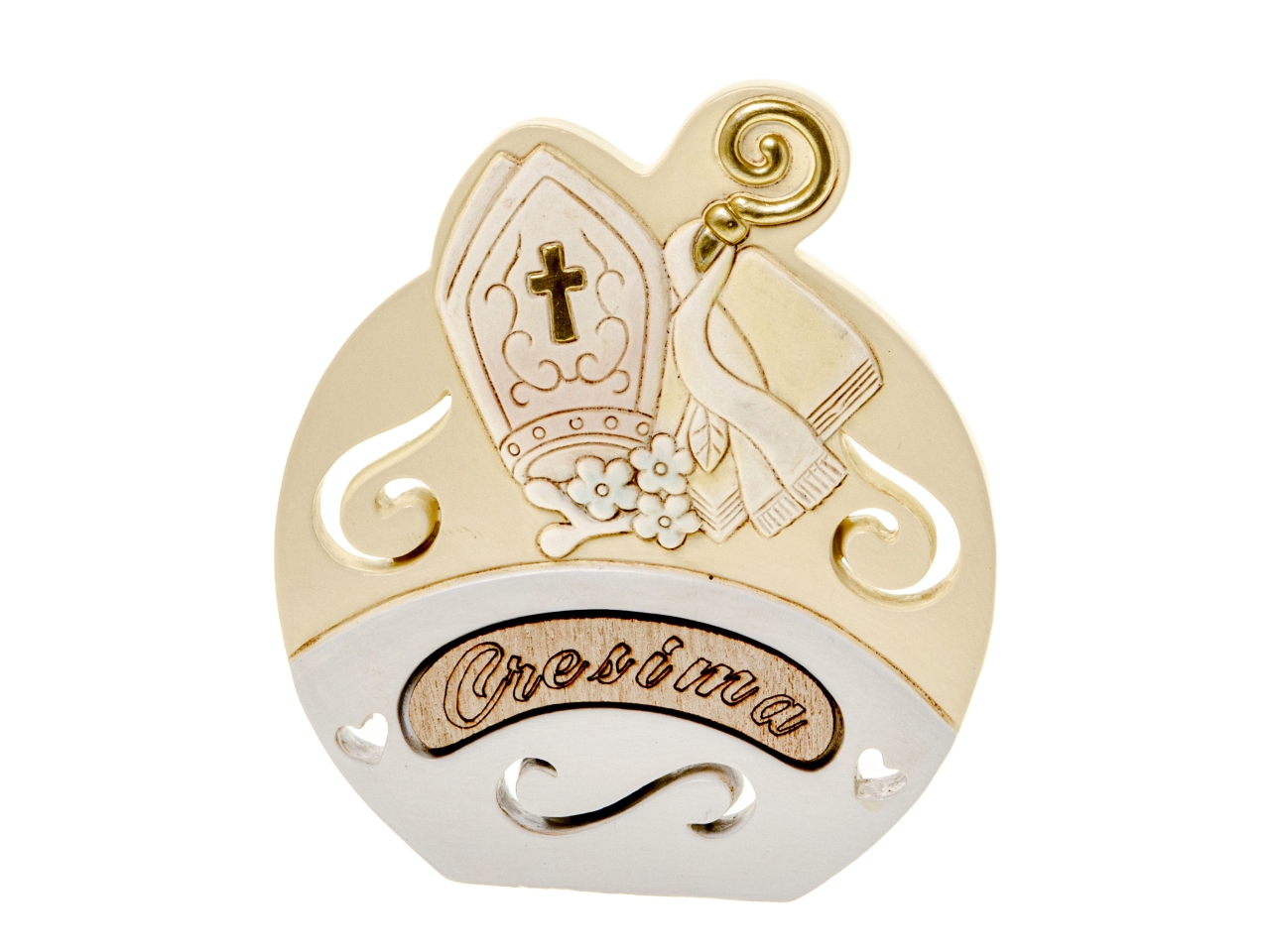 CORONA ICONA CRESIMA H.12 04A372
