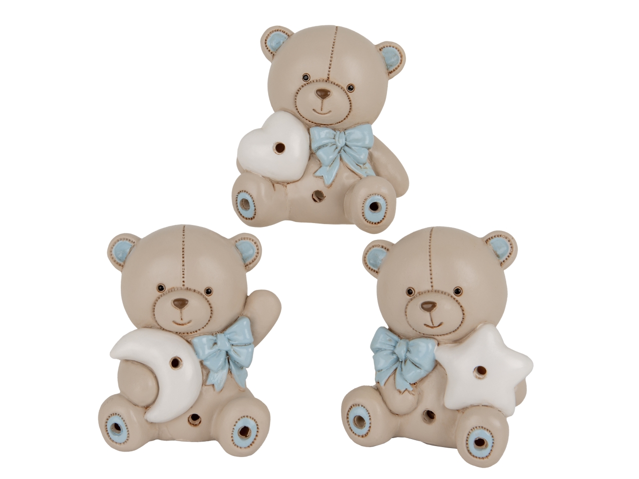 TEO ORSO LED CIELO H.8CM 3 ASS 04A427