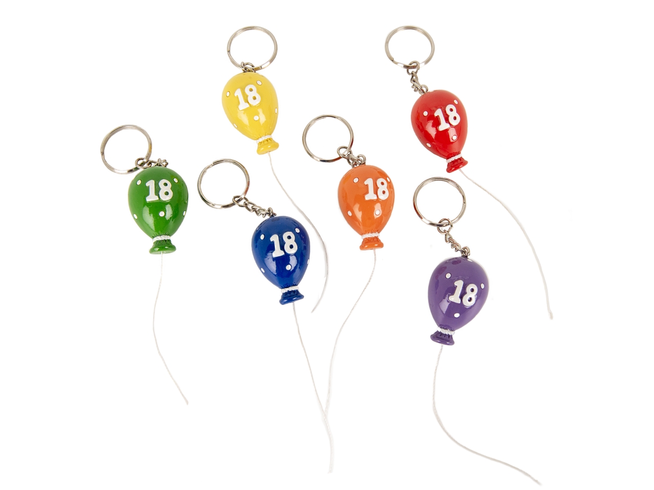DICIOTTO PORTACHIAVE 4CM 6 ASS 04A465