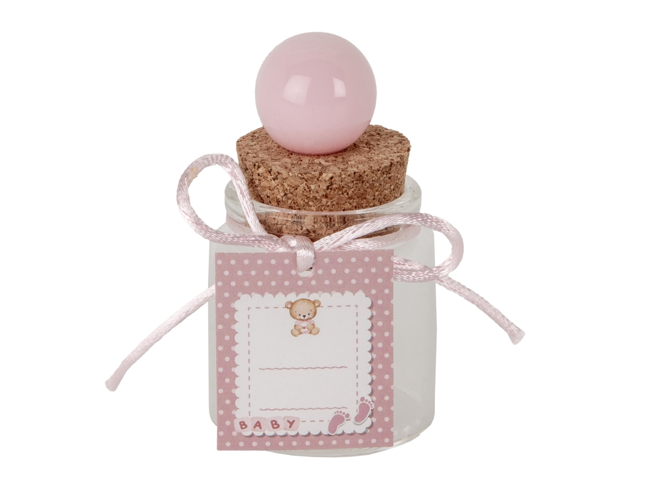 BALL BARATTOLO H.8CM BABY ROSA 07A146