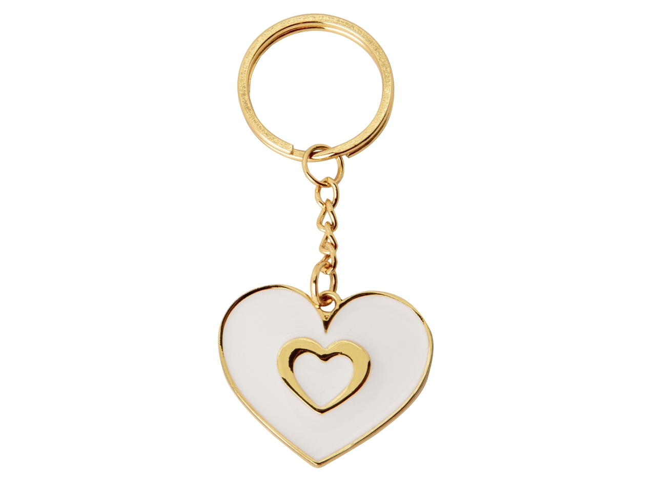 ZAMA PORTACHIAVE 2CUORI GOLD 4CM 12A168 ZAMA PORTACHIAVE 2CUORI GOLD 4CM 12A168