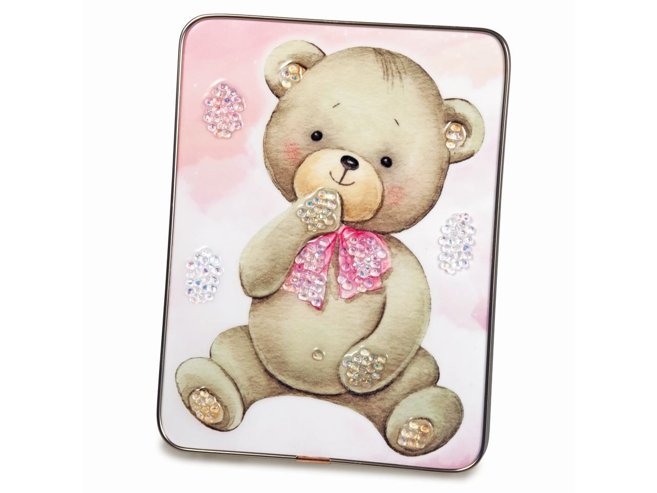 STONE QUADRO BABY ROSA 15XH.20CM AL041
