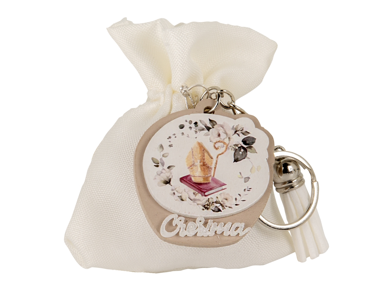 SACCHETTO CON PORTACHIAVE CRESIMA SC744