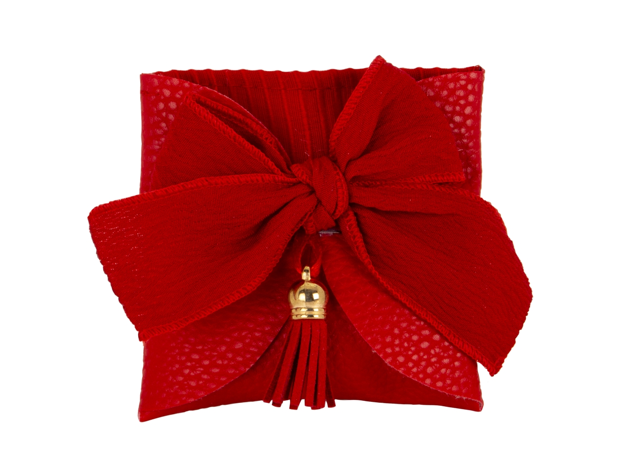 BUSTA FIOCCO ROSSO 9CM C2832