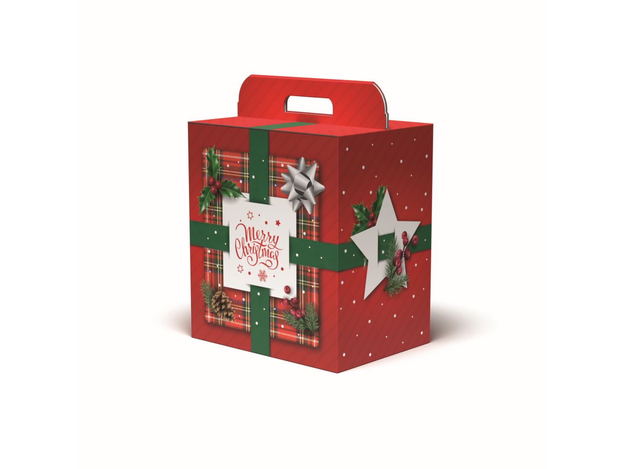TARTAN P. PANETTONE 30X23X34CM CAT100S/V105