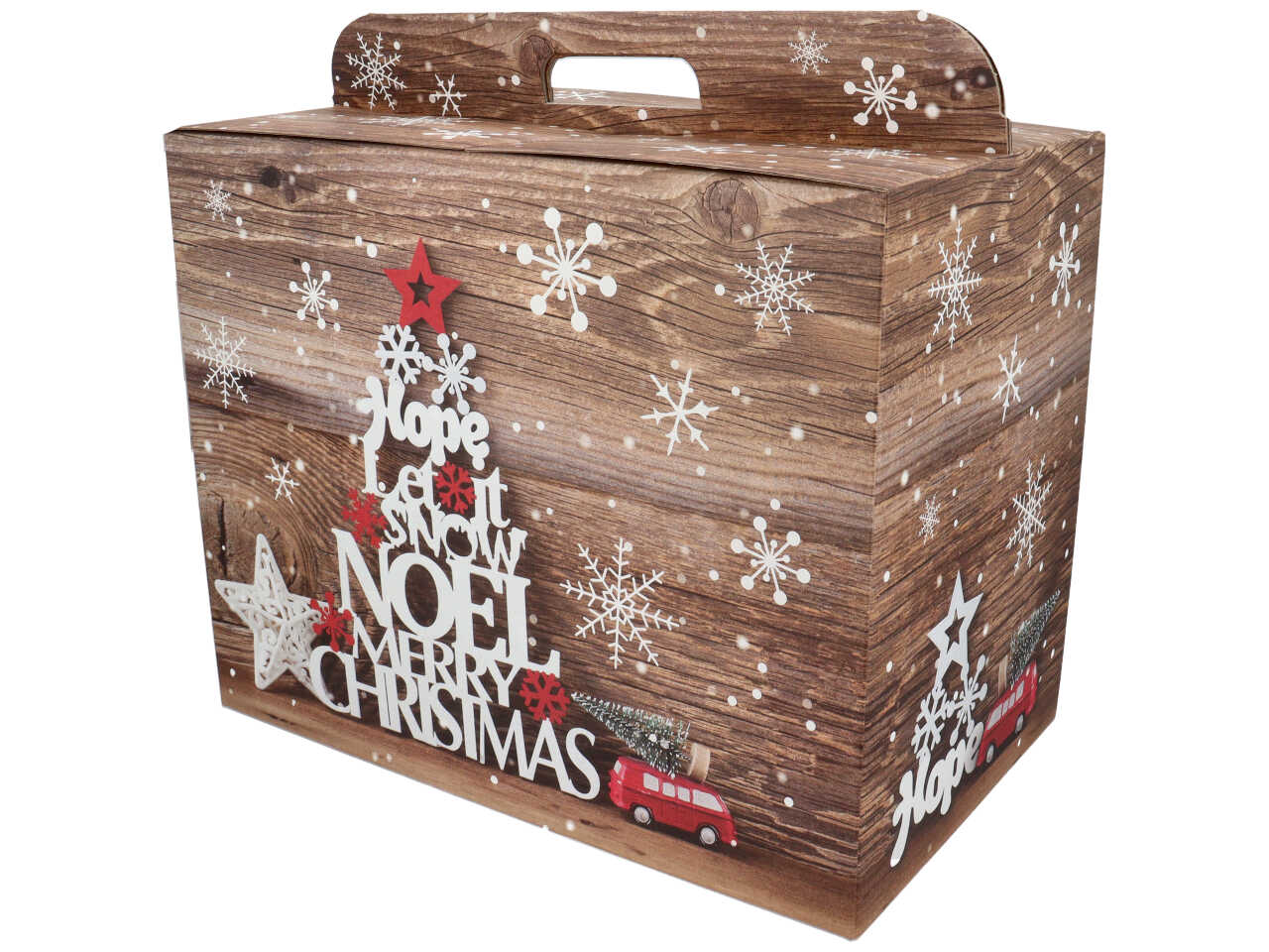 SNOWFLAKES P.PANETTONE 43X26X34CM CAT400S/V109