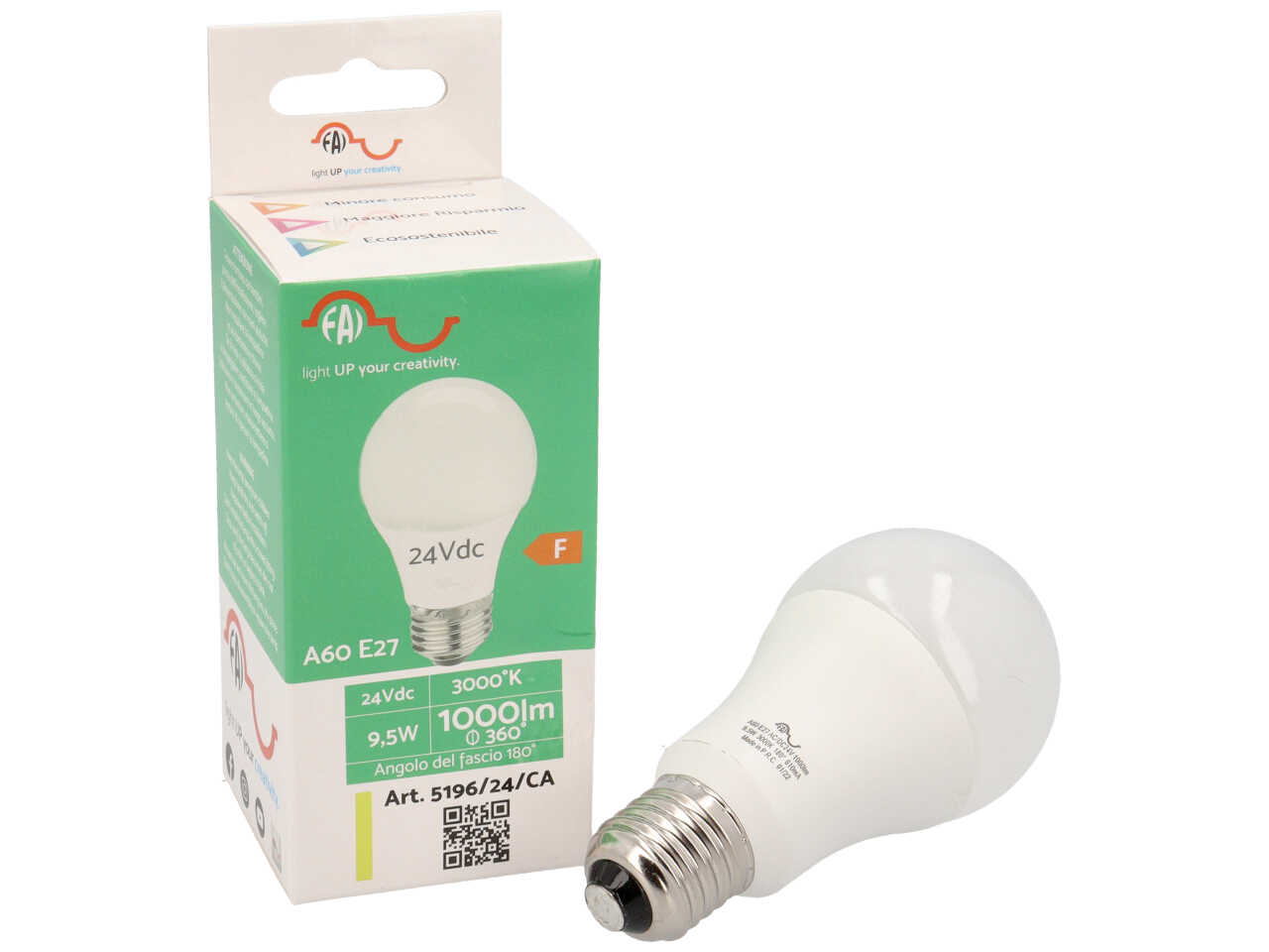 LAMPADA LED 8W E27 BANCO CALDO 5196/24/CA
