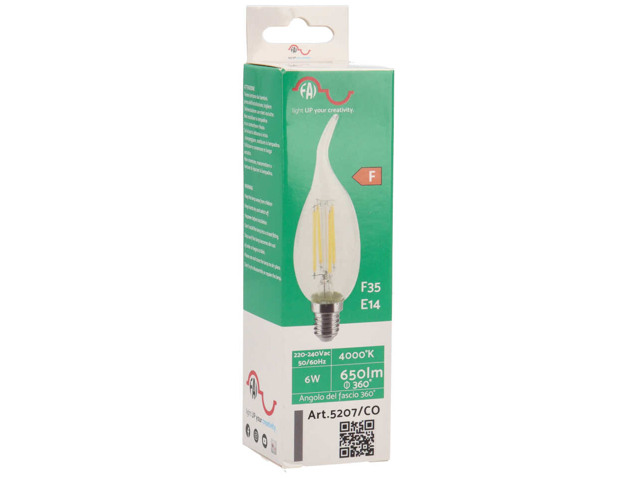 LAMPADA LED 6W E14 – BIANCO 5207/CO
