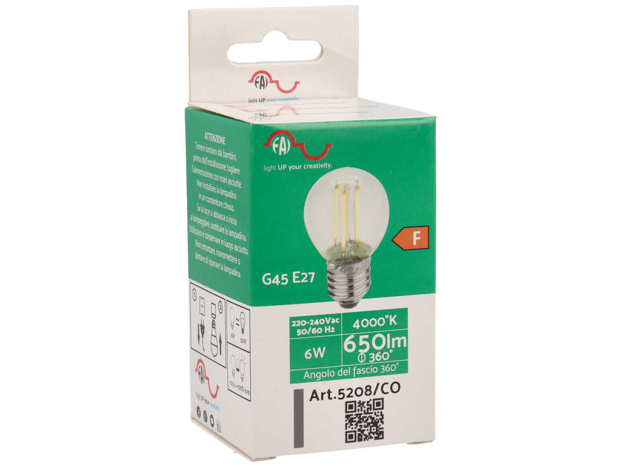 LAMAPDA LED 6W E27 – BIANCO 5208/CO