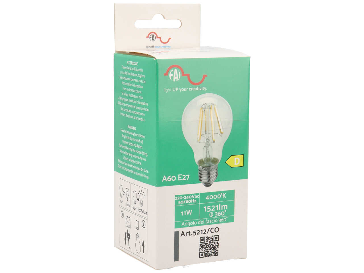 LAMPADA LED 11W E27 BIANCO 5212/CO