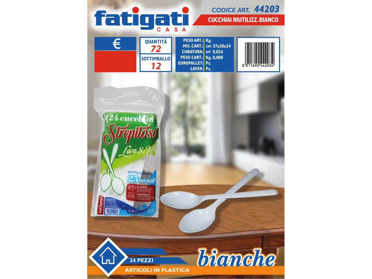 CUCCHIAI IN PLASTICA RIUTILIZZABILI BI CUCCHIAI IN PLASTICA RIUTILIZZABILI BI